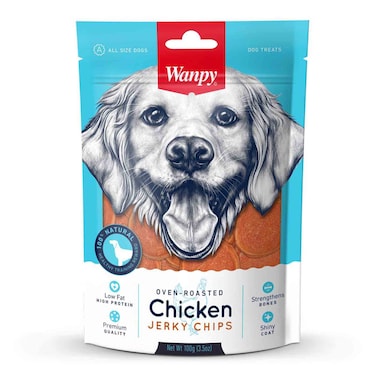 WANPY CHICKEN JERKY CHIPS 100G