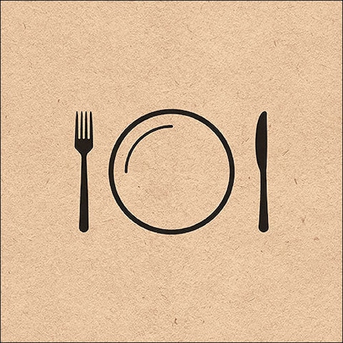 Ambiente Large Nice Dinner Napkins - Recycled