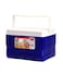 ALSAQER 14-Litre Ice Box Thermo insulated Picnic Cool Box-Thermo Keeper Container Expanded Cooler Fishing Ice Box-Blue