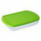 Pyrex Cook And Store Large Rectangular Roaster Dish With Airtight Lid 40x27cm (4.5L) Green