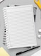 Lowha Spiral Notebook With 60 Sheets And Hard Paper Covers With Classical Theme Floral Design, For Jotting Notes And Reminders, For Work, University, School