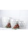 Ceramic Plant Pots White with Cracked Line Design, Suitable for Indoor and Outdoor Use-L