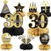Tevxj 9 Pieces 30th Birthday Decoration Centerpieces For Tables Decorations Cheers To 30 Years Honeycomb Table Topper Men And Women Thirty Party Supplies(30Th)