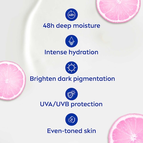 NIVEA Even Tone Body Lotion Natural Glow Complex &amp; Vitamin C UV Protection All Skin Types Jar 250ml 