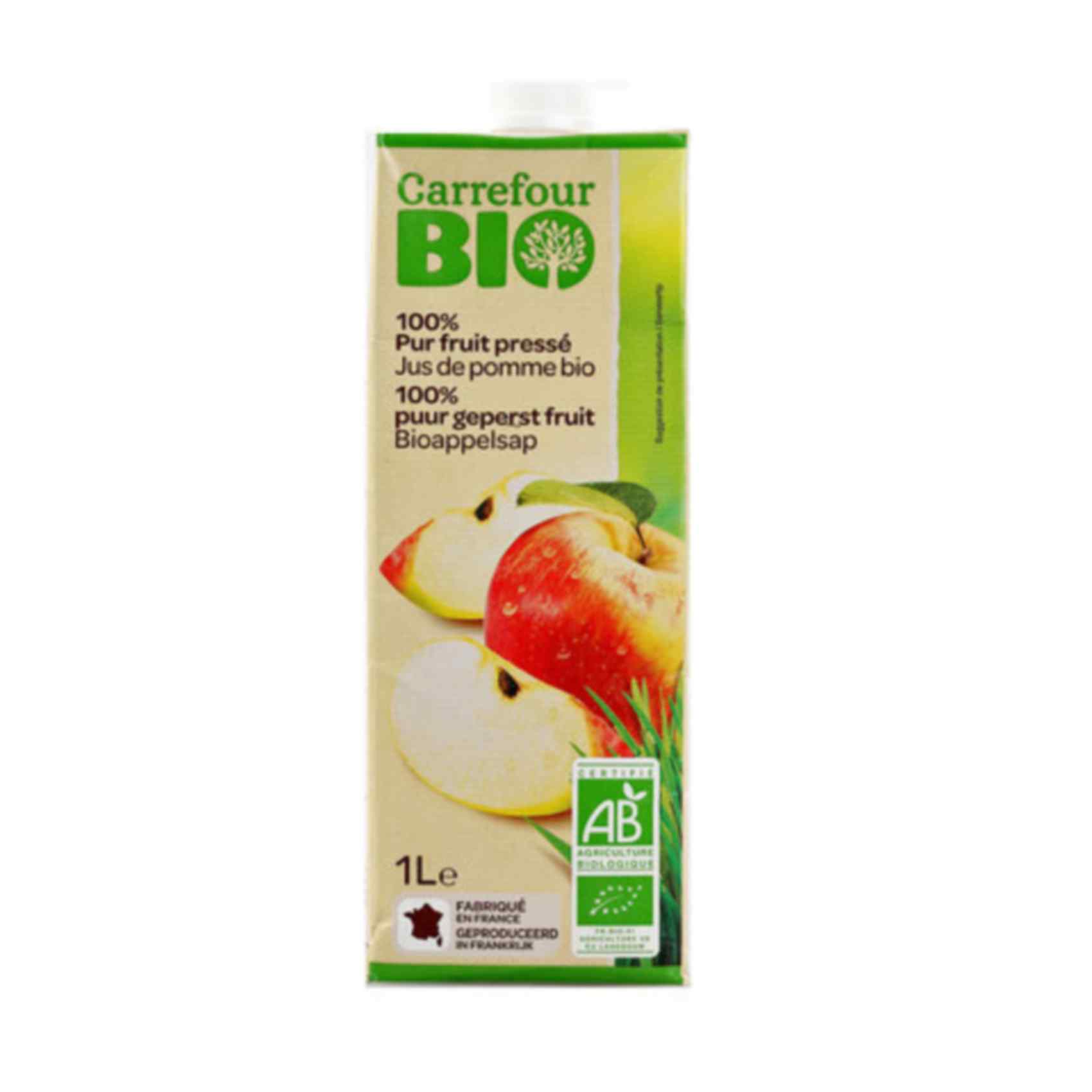 Carrefour Bio Juice Apple 1L