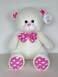 Elegant Plush 45cm Sitting White Bear