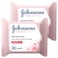 Johnson's Face Care Daily Essentials Refreshing Cleansing 25 Wipes White Pack of 2