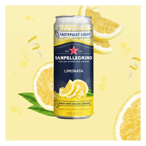 Sanpellegrino Lemon Italian Sparkling Drink 330ml