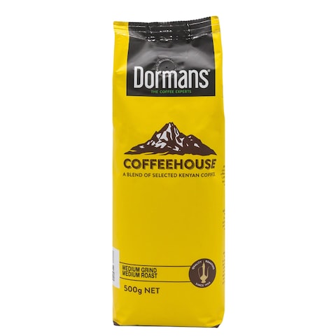 Dormans Coffeehouse Fine Medium Roast Medium Grind Coffee 500g