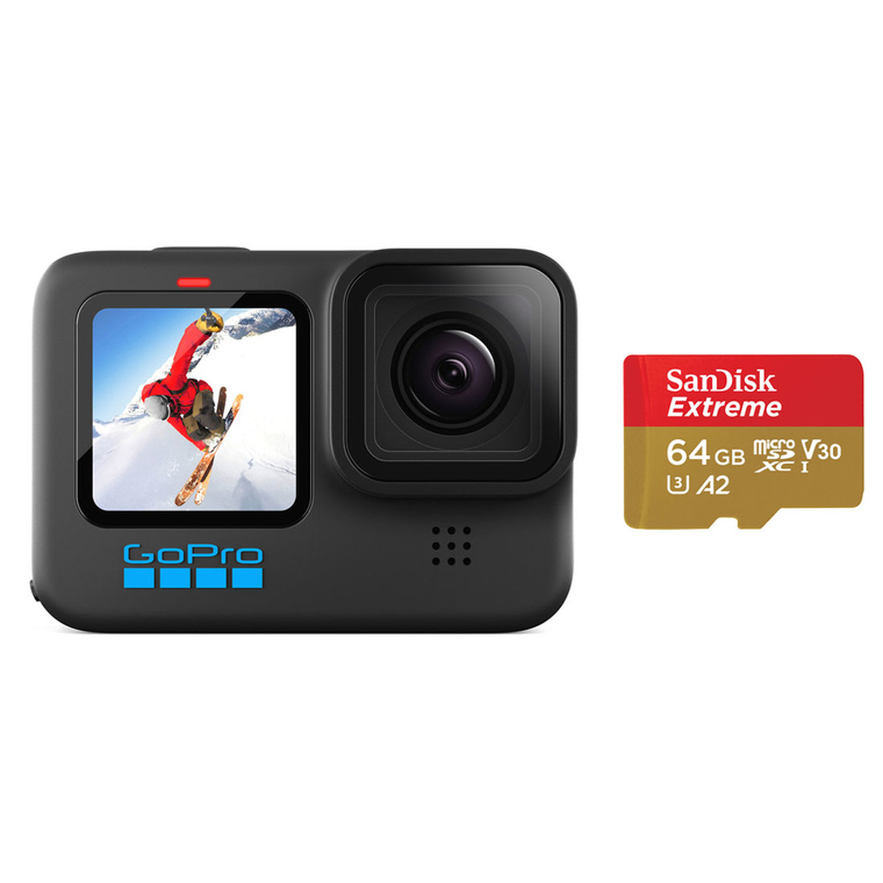 GoPro HERO10 with 64GB SanDisk Extreme SDXC Memory Card