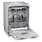 Hisense Freestanding Dishwasher With Standing 15 Place Settings HS623E90X Silver