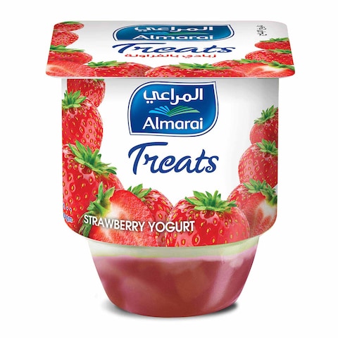 Al Marai Treats Strawberry Yogurt - 105 gram