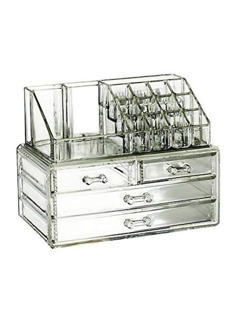 Acrylic Cosmetic Drawer Organizer Clear