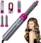 Fitto Air Brush, Hair Dryer Brush, 5 in 1 Anion Hair Styler Set, Interchangeable Heads, Professional Hairdressing Tools, for All Hairstyles, Blow Drying, Volumizing, Straightening, Curling