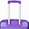 Senator Hard Case Large Suitcase Luggage Trolley For Unisex ABS Lightweight Travel Bag with 4 Spinner Wheels KH1065 Highlight Purple