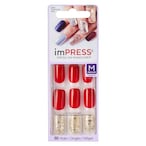 Buy imPRESS Brows False Nails BIPAM015 Multicolour 30 count in UAE