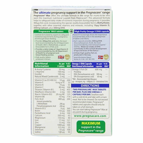 Vitabiotics Pregnacare Max 56 Tabs