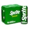 Sprite Regular Lemon Lime Flavoured Carbonated Soft Drink Can 330ml Pack of 6
