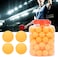 ULTIMAX 60 Pcs Table Tennis Balls Ping Pong Balls For Competition Training Professional Table Tennis Accessories Training Pong Balls Advanced Training Table Tennis Ball (White)