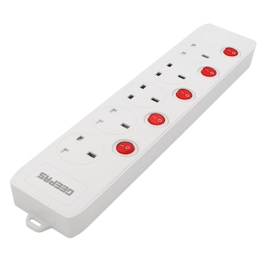 Geepas 5-Way Extension Socket 3 Meters