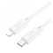 Hoco X88 USB Type C To Lightning Cable - 3 Amp - White
