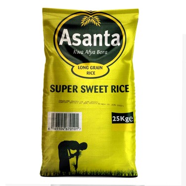 ASANTA SUPER SWEET RICE 25KG