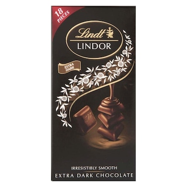 Lindt Lindor Extra Dark Chocolate - 100 gram