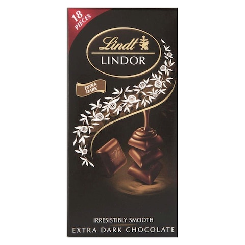 Lindt Lindor Extra Dark Chocolate - 100 gram