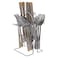 Bergner Cutlery Set With Stand Silver 25
