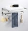 Fashion YY-60 cm long, 304 stainless steel towel rack, non-perforating towel rack, folding Storage Rack