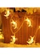 Generic 10-LED Moon And Star Fairy String Light Yellow 1.5meter