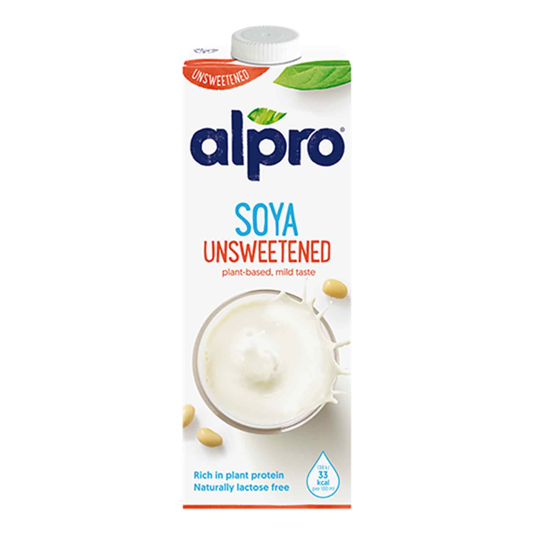 Alpro Unsweetened Soya Milk 1L