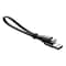 Baseus Nimble USB-A to Type-C Flat Cable 23cm- Ultra Portable Compatible for Samsung S21 S20 S9 Note 20 10 Huawei P30 P20 Lite Mate 20 Pro P20 LG G5 G6 Xiaomi Mi 11 Ultra A2 etc. Black