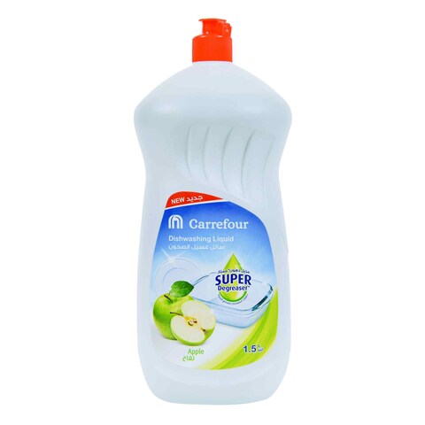 Carrefour dishwash liquid apple 1.5 L