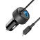Anker - Powerdrive 2 Elite With Lightning Connector Black