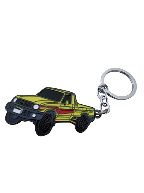 3D car keychain zinc alloy metal key ring gift pendant car shape chain double-sided three-dimensional keychain for Toyota