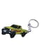 3D car keychain zinc alloy metal key ring gift pendant car shape chain double-sided three-dimensional keychain for Toyota