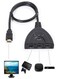 Generic - 3-Port Hdmi Switch Splitter With Indicator Black