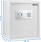 Rubik Safe Box With Digital Keypad And Key Lock For Money Jewelry Documents Home Office RB-45EGX (Size 45x38x30cm) (White)