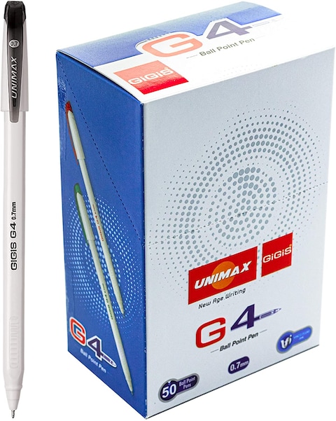 Generic Gigis G4 0.7 mm Ballpoint Pen Blue 50 Pcs (Black)