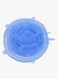 Urban Utility Silicone Stretch Lids Various Sizes Bowls Covers Reusable Rubber for Food Stayfresh Savers, Stretchy Wrap Lid Fit Universal Container Bowl Cup Pot, (Pack of 6 BLUE)