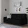 In House Leen 2 In 1 Sofabed Linen Upholstered - Black