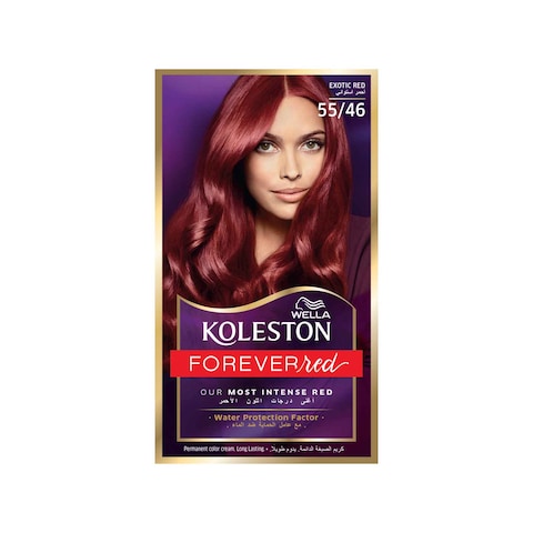 Buy Wella Koleston Hair Colour Kit 55/46 Exotic Red 142ml in Saudi Arabia