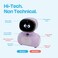 Miko Mini with 30 Day Max: Learning and Educational AI Robot for Kids - Purple