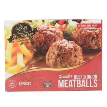Al&#39;s Kitchen Beef And Onion Meatballs 300g
