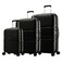 Eminent KH16 3Pcs Hard Casing Luggage Set Black