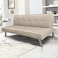 In House Sandi 2 In 1 Sofabed Linen Upholstered - Light Beige