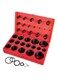 Toptul - 394-Piece Rubber O-Ring Assortment Kit Jgew394A Black