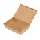 EcoShine   Medium Lunchbox without window - 100% Natural, Compostable, Ecofriendly, Safe &amp; Hygienic Kraft Paper (Pack of 25 boxes)