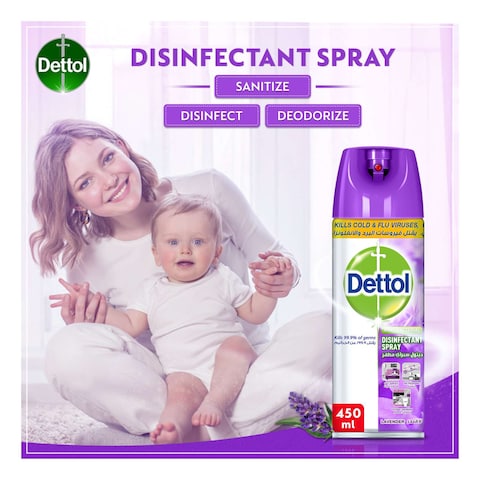 Dettol Anti-Bacterial Disinfectant Spray 450ml